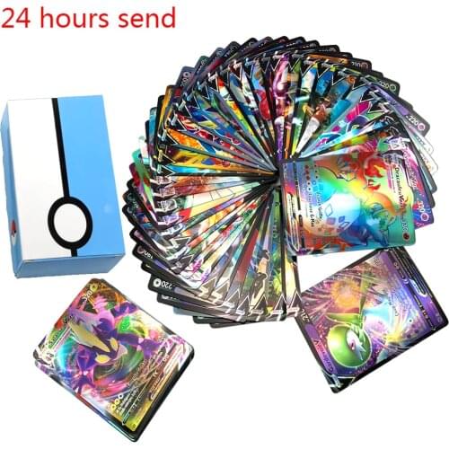 TAKARA TOMY Game Cards Pokemon French Version GX EX MEGA V MAX Battle Card Collection Flash Cards Best Selling Children Gifts