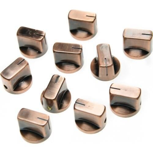 KAISH 10x Guitar AMP Effect Pedal Knobs Davies 1510 Style Pointer Knob Bronze