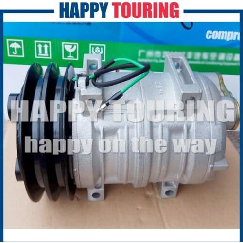TM21 AC Compressor for Mitsubishi Rosa A/C Air Conditioning Compressor 2PK 12V / 24V