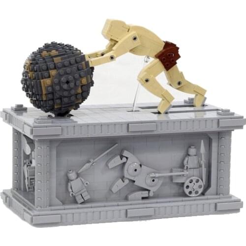 MOC building blocks JC102 classic creative Sisyphus automatic version of the electric version of the small particle 1236 PCS