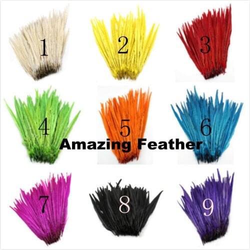 Best Price BIG Promotion 50pcs/lot ringneck pheasant tails feather 30-35cm 12-14inch Lady amherst pheasant feathers