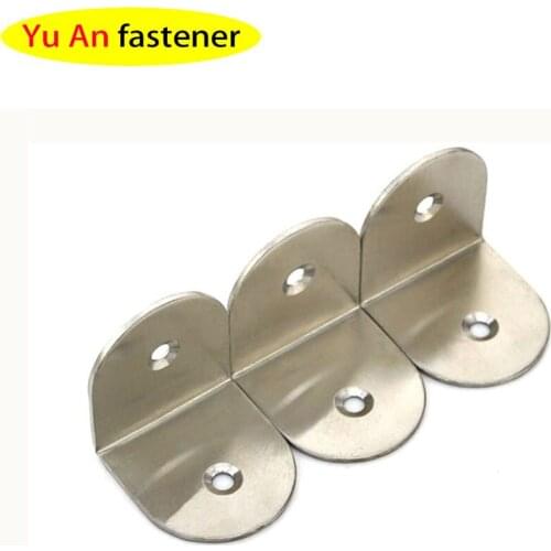Stainless Steel Angle Code 90 Degree Right Angle Code L-shaped Angle Code Connector Thickened Angle Code L-shaped Bracket 5Pcs