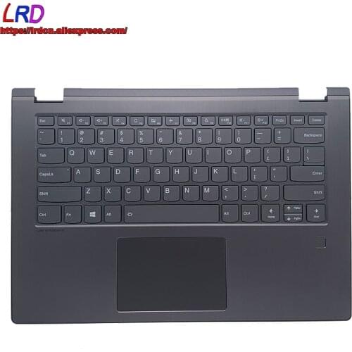 New Shell C Cover Upper Case Palmrest with US English Backlit Keyboard for Lenovo Ideapad Yoga 530-14 IKB ARR Laptop 5CB0R47322