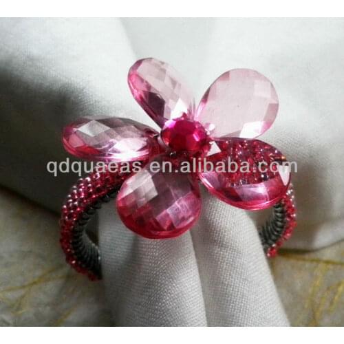 Aliexpress sold beaded wedding napkin ring