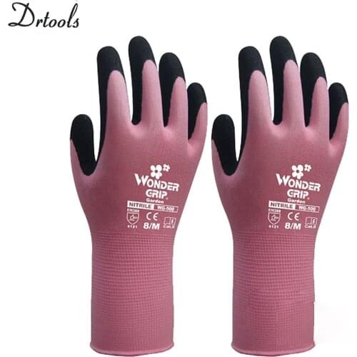 Loose soil Tools Working Gloves for Women and Men breathable nylon shell Glove for Gardening Fishing Clamming Restoration Work