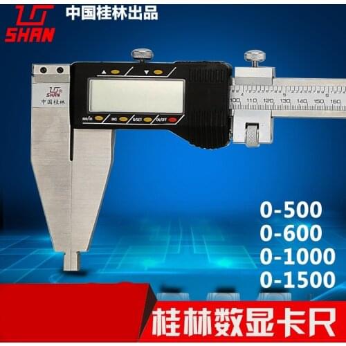 Large digital display high precision vernier caliper 500/600/1000/1500/2000/3000/4000
