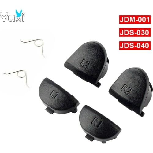 YuXi For Sony PlayStation 4 PS4 JDM JDS 001 030 040 L1 R1 L2 R2 Trigger Buttons+springs Repair parts for dualshock 4 controller