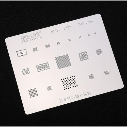 BGA Reballing Stencil Kit for iPad 2/3/4/5/6/PRO/mini1/2/3/4 Soldering Net Steel BGA Stencil