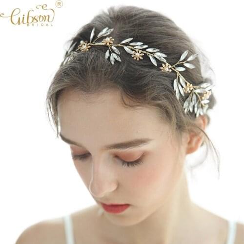 Wedding Bridal Hair Accessories Jewelry Marquise Stone Headband Headpiece Women Hair Vine For Party Prom