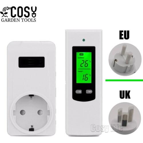 220-250V Wireless Heating Thermostat Remote Control Smart Thermostat Temperature Controller Socket Control