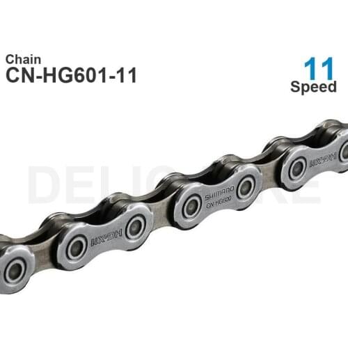 Original SHIMANO HG601 11 Speed Bicycle Chains -Super Narrow - HYPERGLIDE - SIL-TEC- MTB Road bike Chain 116L with Quick Link