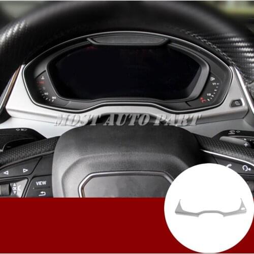 ABS Interior Front Dashboard Edge Decorative Cover Trim For Audi Q5 2017-2020 1pcs Car accesories interior Car decoration