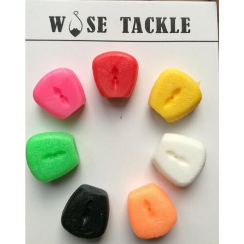 20PCS Wise Tackle Imitation Pop Up Corns with Slot in Various Colours -Fake Baits- Carp Fishing Terminal Tackles