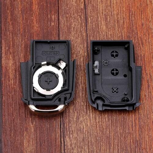 Car Flip Remote Folding Key Shell For Volkswagen Passat Lavida 3 button Black Not OEM