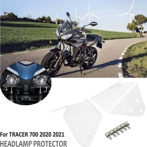 For YAMAHA TRACER700 Tracer 700 Tracer 7 GT MT-07 2020 2021Transparent Headlight Protection Motorcycle Accessories