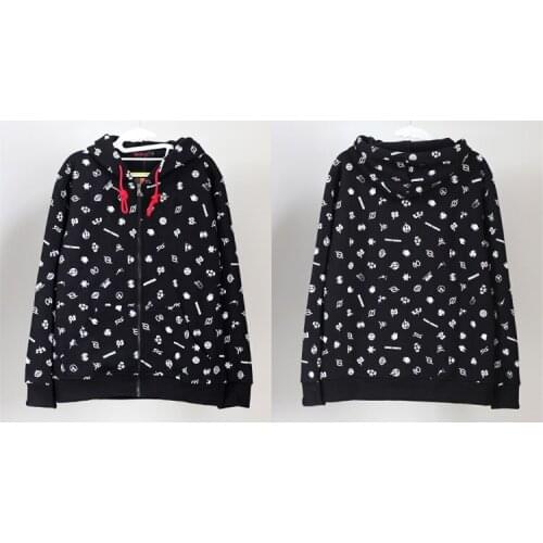 Kamen Rider Gaim Ghost Build Zi-O 20th Fleece Coat Black Hoodie Jacket One Size