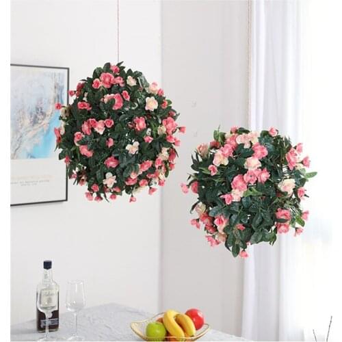 45CM 17.5 inch Artificial Simulation of high-quality encryption kissing rose flower ball for the Wedding Decorations bouquet