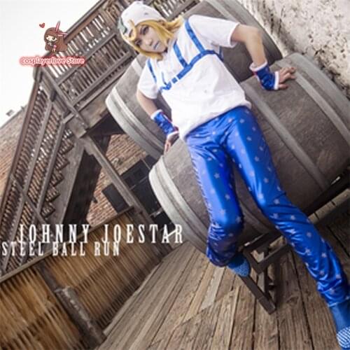 JoJos Bizarre Adventure Johnny Joestar Cosplay Carnaval Costume Halloween Christmas Costume
