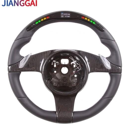 100% Leather LED Steering Wheel Suitable For Porsche Cayenne/Panamera 2010-2016 Model