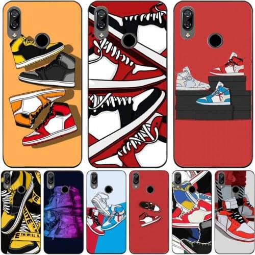 Sneakers Trend Fashion Shoes Brand Phone Case For Redmi 7 8 9 A K20 30 Pro Note 8 9 Pro 9s 10