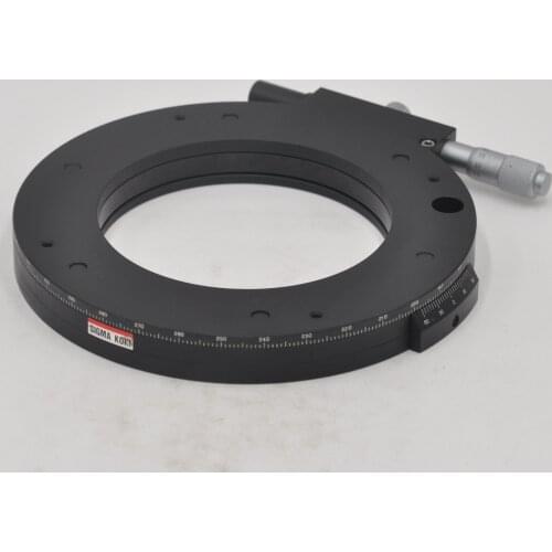 KSPB-1606MH Sigma diameter 1600mm high precision manual rotation fine-tuning slide table through hole diameter 102mm