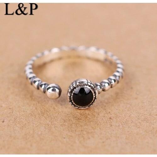 L&P Elegant Fashion Handmade Rings 100% 925 Sterling Silver Ring For Women Men, Fine Jewelry Wholesale For Christmas Gift