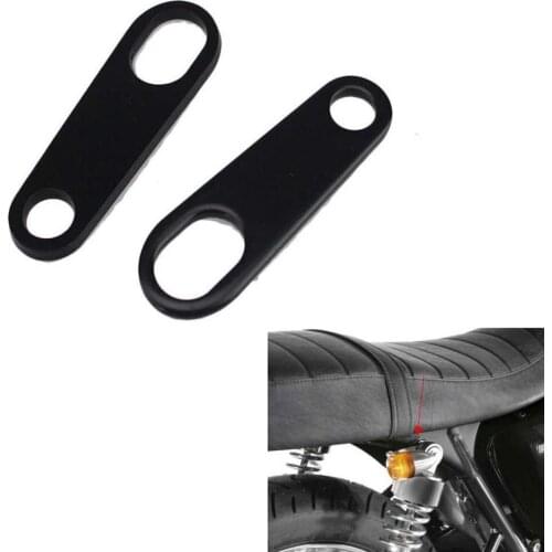 Motorcycle Turn Signal Mount Bracket Universal Indicator Rear/Front Light Relocation Holder Black Steel Shock Bracket for Honda