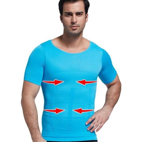 IYUNYI Men Slimming Shaper Vest Male Belly Abdomen Compression Bodybuilding Shirt Fat Burning Mens Slimming Tummy Body Vest