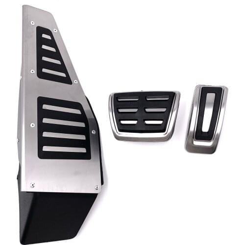 Car Styling Fuel Brake Pedal Cover Set For Seat Leon 5F MK3 / Skoda Octavia A7 Passat B8 Golf 7 Arteon RHD Auto Accessorie