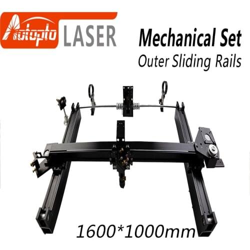 Mechanical Parts Set 1600*1000mm Outer Sliding Rails Kits Spare Parts for DIY 1610 CO2 Laser Engraving Cutting Machine