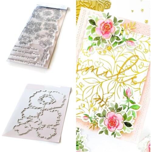 NEW BLOSSOMS BERRIES Strawberry Cutting Dies Stamps Scrapbook Diary Decoration Stencil Embossing Template DIY Greeting Handmade