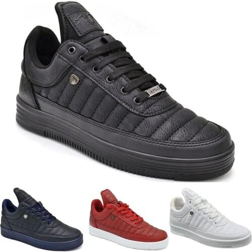 POLO Casual Mens Genuine Leather Shoes Comfortable Orthopedic Fashion Style Sneakers Business Use Flexible High Quality