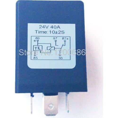 30A Automotive 24V 5 Pin 10 second times delay relay time relay