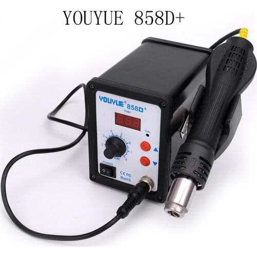 Hot air station Electric soldering station BGA Rework Station Blow Dryer Welding Tool 858D+ 220V 700W for PCB SMD Repair solder
