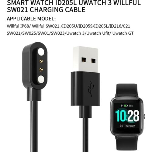 USB Charging Dock Cable for Umidigi Uwatch 3 Ufit GT Willful SW021 ID205L Watch Charger Dock Adapter QBMY