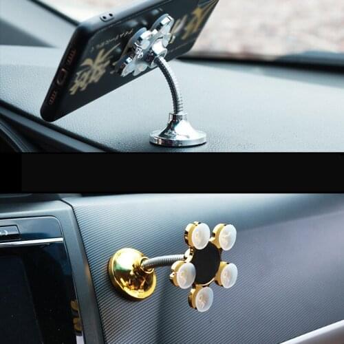 Magic Suction Cups Support Car Mounted Mobile Multi-Functional Double-Sided Sucker Navigation Desktop For Phone Holder