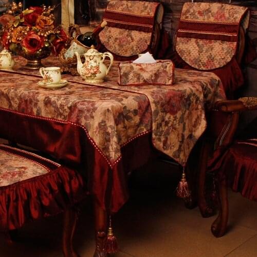 Ode Keno upscale Continental dining table cloth tablecloths cushion seat cover multi-table flag towel