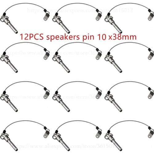 IN professional audio and dj speakers! NEW 10x38mm 12PCS speakers pin for line array speakers Free shipping