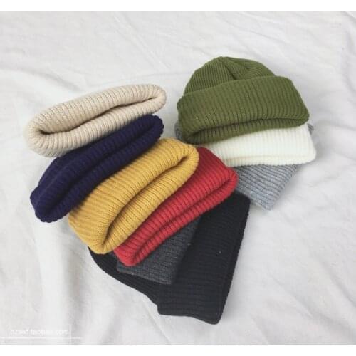 2019 Winter for man Woman Beanies Knitted Solid Cute Hat Girls Autumn Female Beanie Caps Warmer Bonnet Ladies Casual Cap Z30