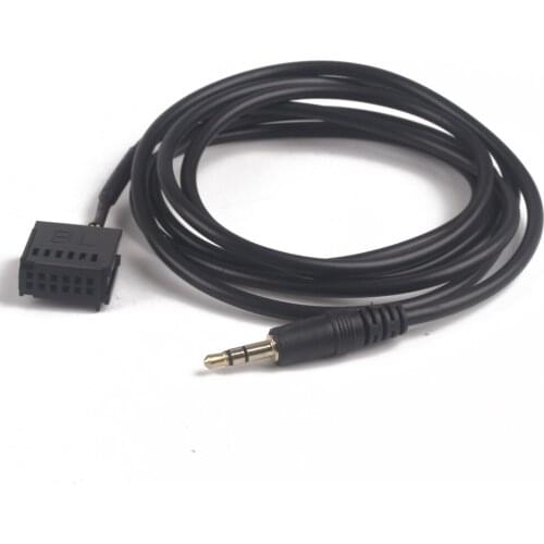 6000CD AUX Input Adapter Cable 3.5mm Jack Connect MP3 Mobile Phone for Ford Focus Fiesta Transit