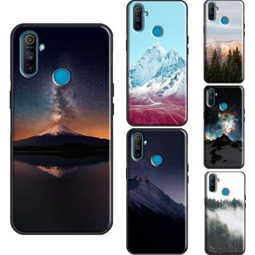 Beautiful Nature Forest Mountain Case For OnePlus 8T 7T Nord 7 8 9 Pro Cover For Realme C3 C15 C21 7i Q3 6 7 8 Pro GT Neo