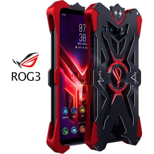 For Asus Rog 3 Rog3 Original Zimon Shockproof Heavy Duty Armor Metal Aluminum Phone Case For Asus Rog Phone 2 3 ROG2 Case