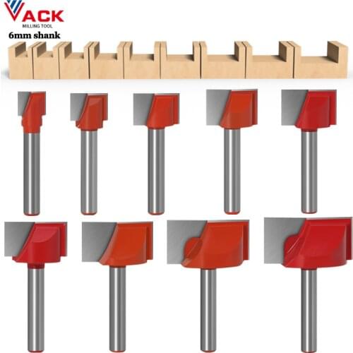 6/8mm Shank Cleaning Bottom Engraving Router Bit Woodworking Tool Solid Carbide Wood Milling Cutter End Mill 18mm 20mm 30mm 32mm