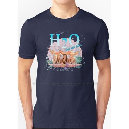 H2o T Shirt 100% Pure Cotton H20 Just Add Water Siren Indiana Cariba Heine Phoebe Tonkin Mako Mermaids Cleo Rikki Episode