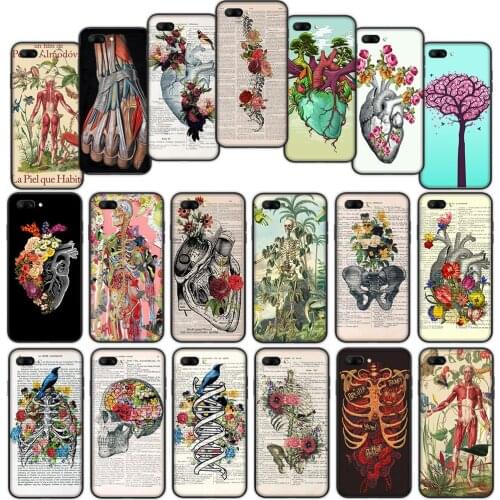 Human organs Art paintings Soft Cover Case for Huawei Mate 30 20 Lite Y6 Y7 Pro P Smart Z Plus