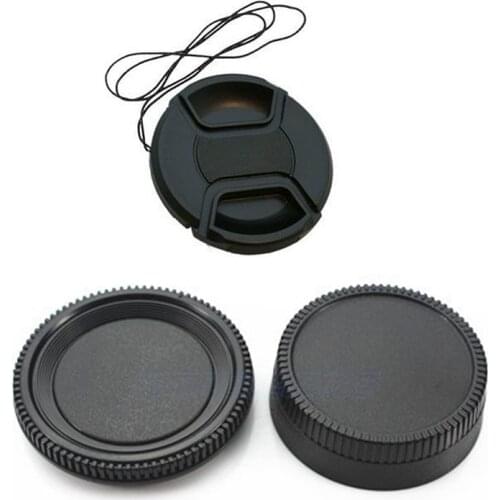 Camera Body cap + Rear Lens Cap + lens cap for Nikon SLR/DSLR Camera
