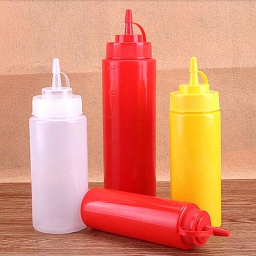 Kitchen Cooking Tools Plastic Squeeze Bottle Olive Oil Storage Tank Spice Dispenser Vinegar Seasoning Accessories Kitchen Tools