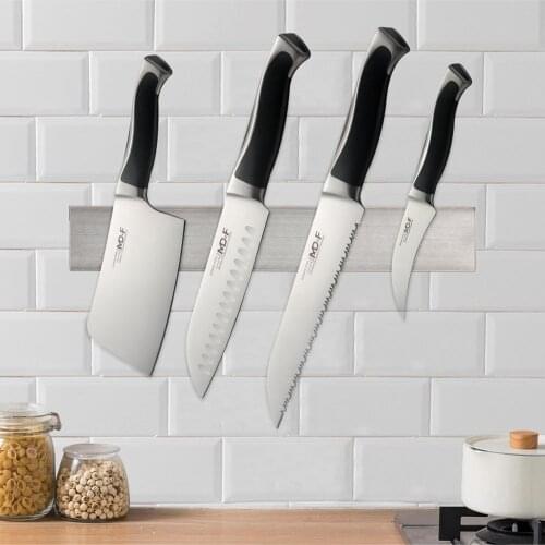 Kitchen magnet knife holder stainless steel mutipurpose use as utensil holder metal tool magnet organizer strip wall magnet rack