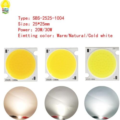 [sumbulbs] DC 30V 20W 30W hight bright led cob light source led diode chip Cold for down lamp track light diy Fixtures bulb