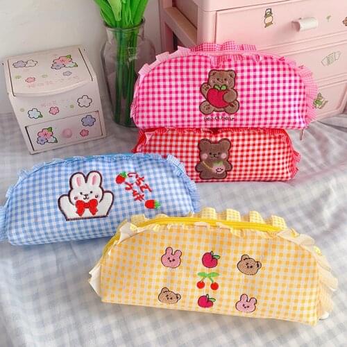 Adorable Stationery Kawaii Dumpling Shape Pencil Case Quality School Supplies Pencilcases Cute Pencil Box Pencilcase Pencil Bag
